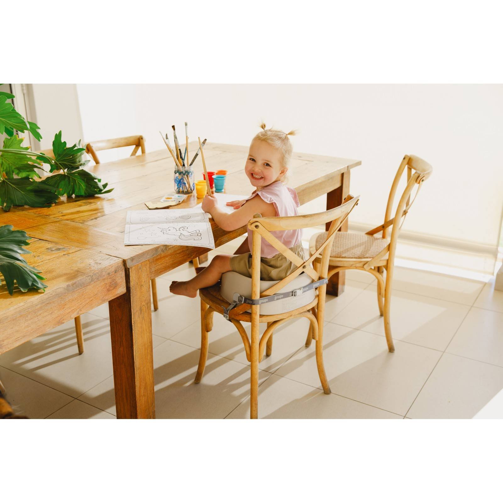BUMBO Booster Seat - Cool Grey - Image 3