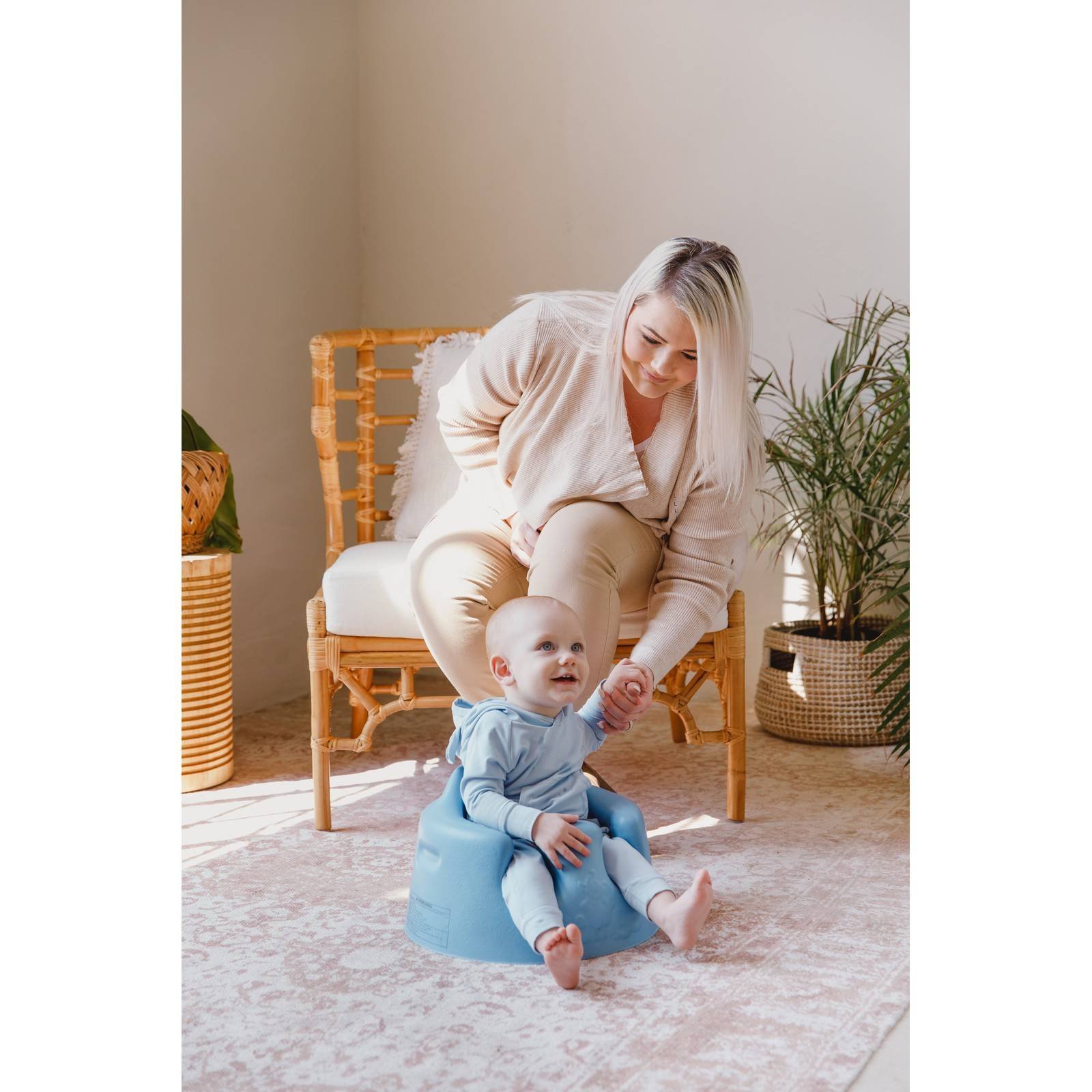 BUMBO Floor Seat - Powder Blue - Image 3