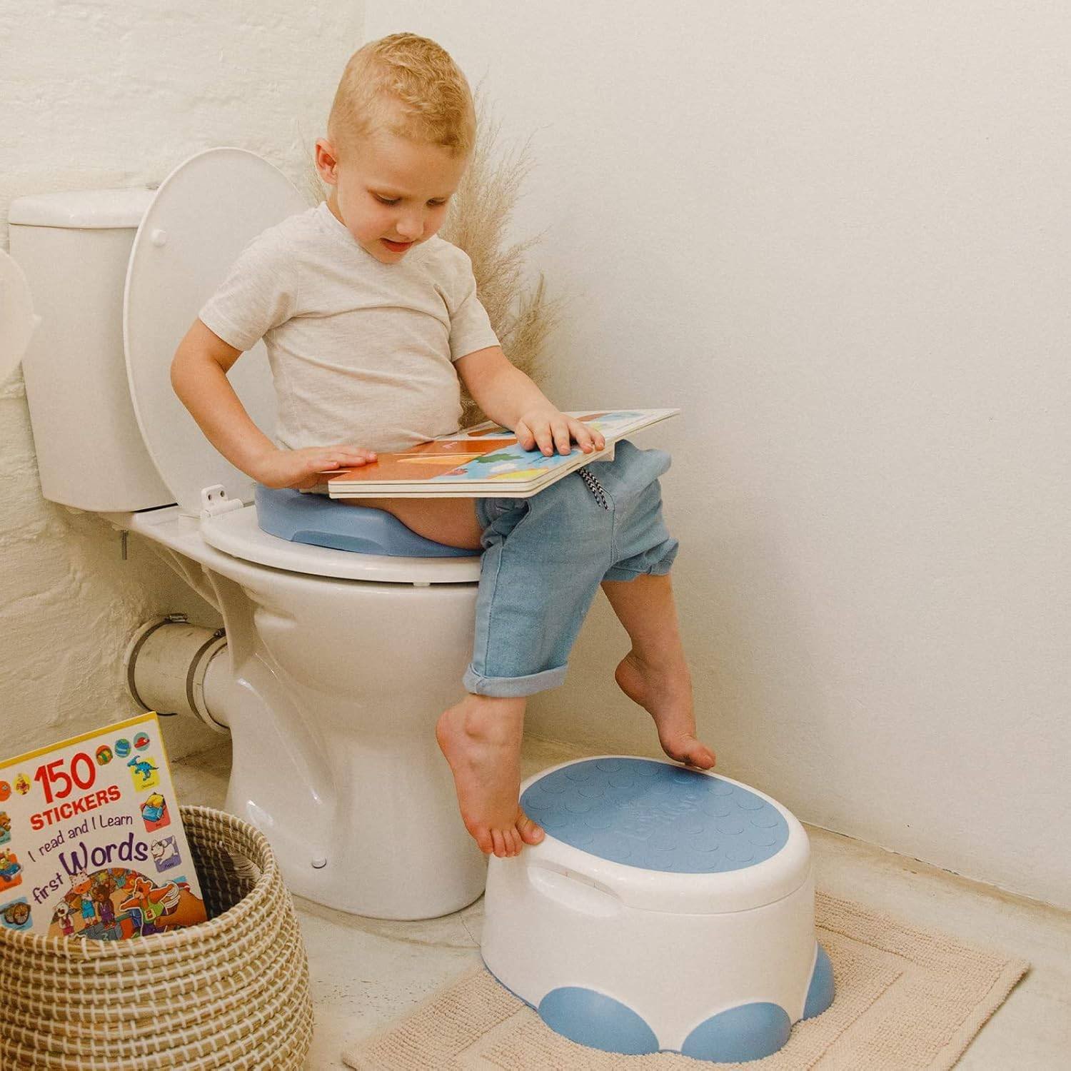 BUMBO Step 'n Potty - Powder Blue - Image 5